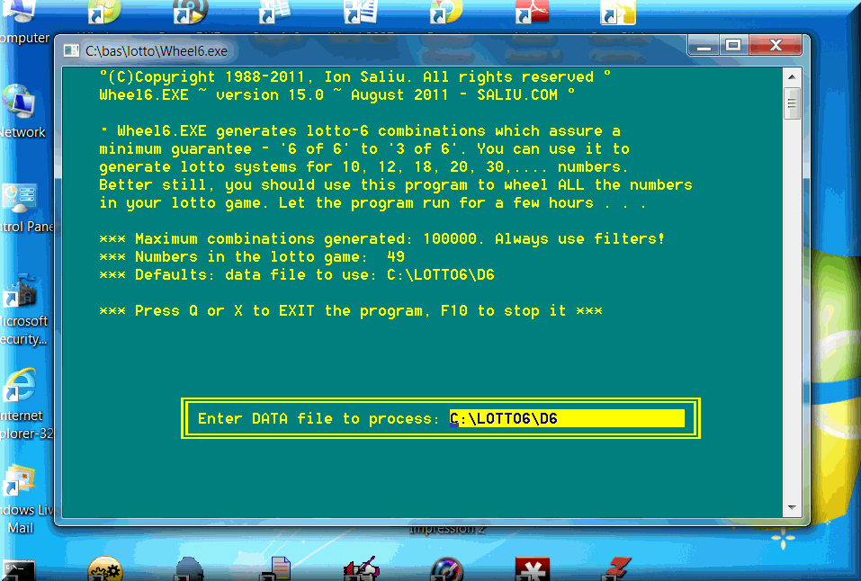 Lottery Utilities Software, Tools, Lotto Wheels, Systems.