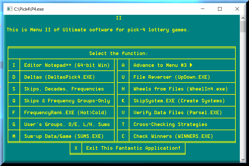 Special additions to the best ever pick-4 lottery software include last digits and 3 deltas.